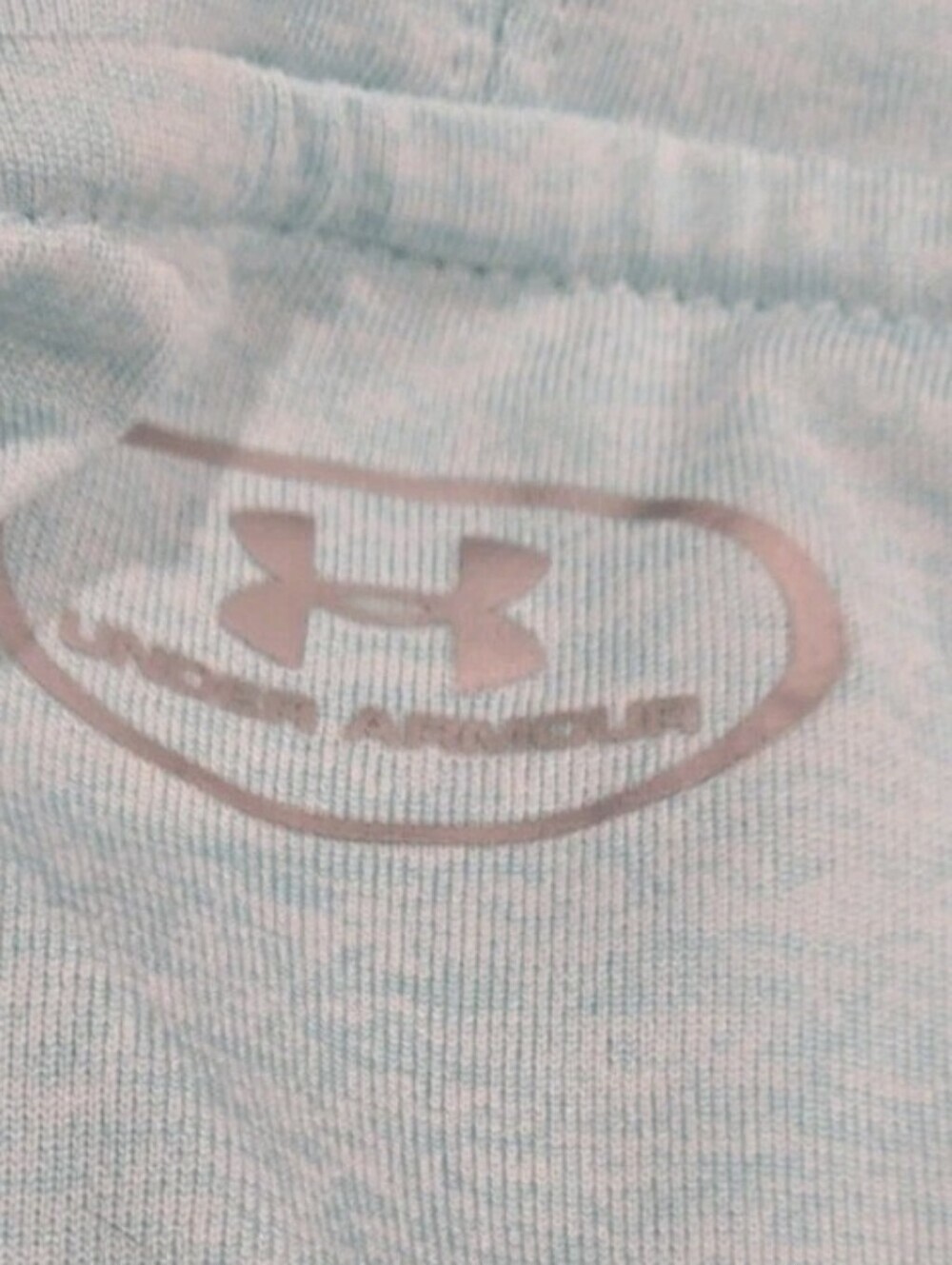 Under Armour HeatGear Women’s Large Light Blue Hooded Athletic Top - Picture 6 of 9